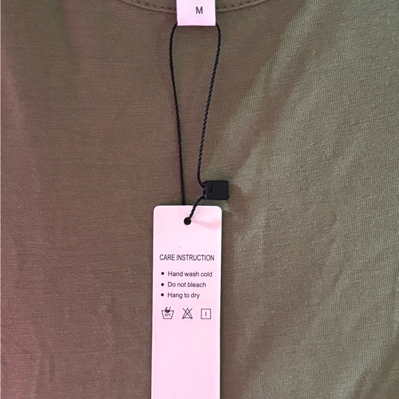 NWT DB Moon empire waist midi dress green medium US 8/10 - Picture 8 of 8